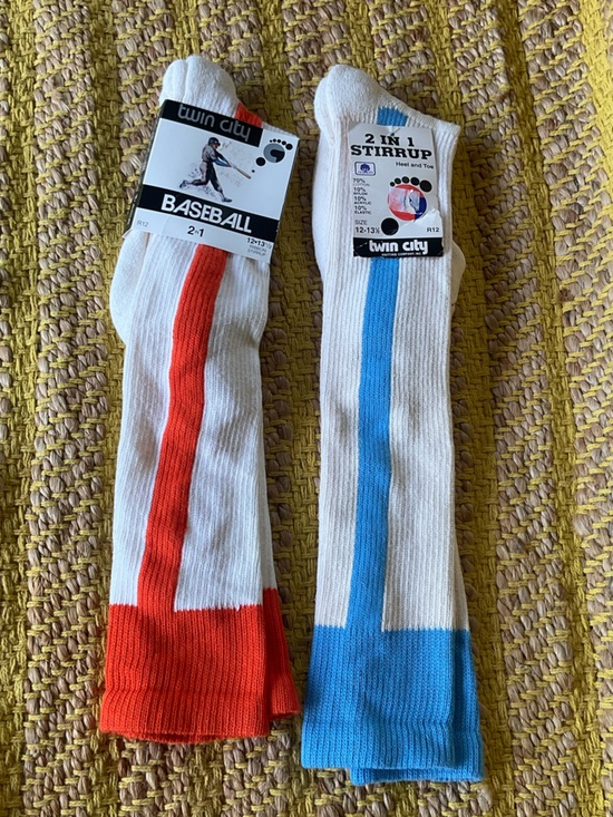 Twin city Other - 2 Pairs Vintage Baseball Stirrup 2 in 1 Socks